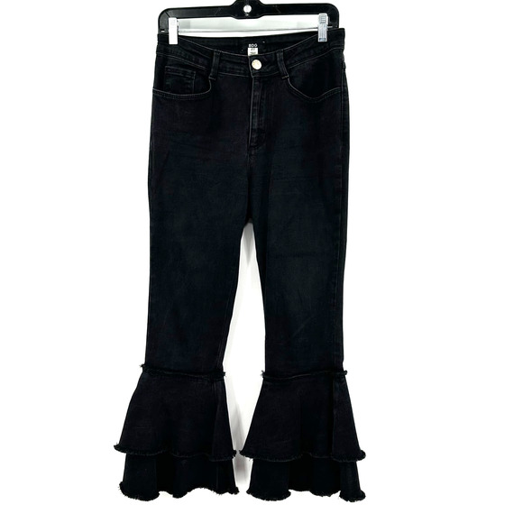 BDG size 27 black denim bell‎ bottom flare hem jeans pants - Picture 1 of 5